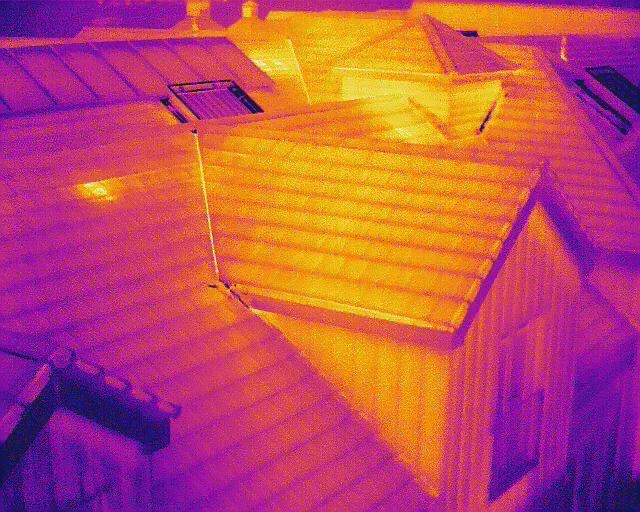 Thermal Imaging Roof Survey Image Barnsley